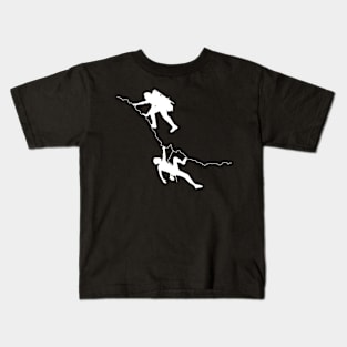 Climbing and hiking design Kids T-Shirt